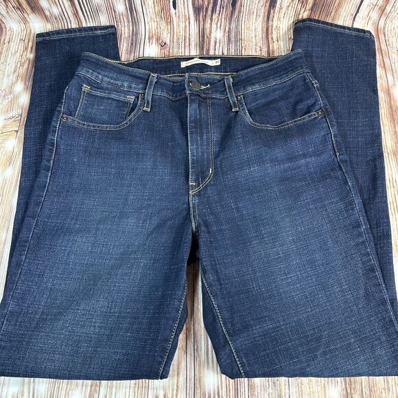 Levi's 721 HIGH RISE SKINNY Womens Size 30 Blue Jeans Denim Pants 28x30 - Picture 2 of 11